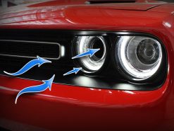 aFe Dynamic Air Scoop 2015 Dodge Challenger V6-3.6 / V8-5.7/6.4L HEMI - Green - Image 6