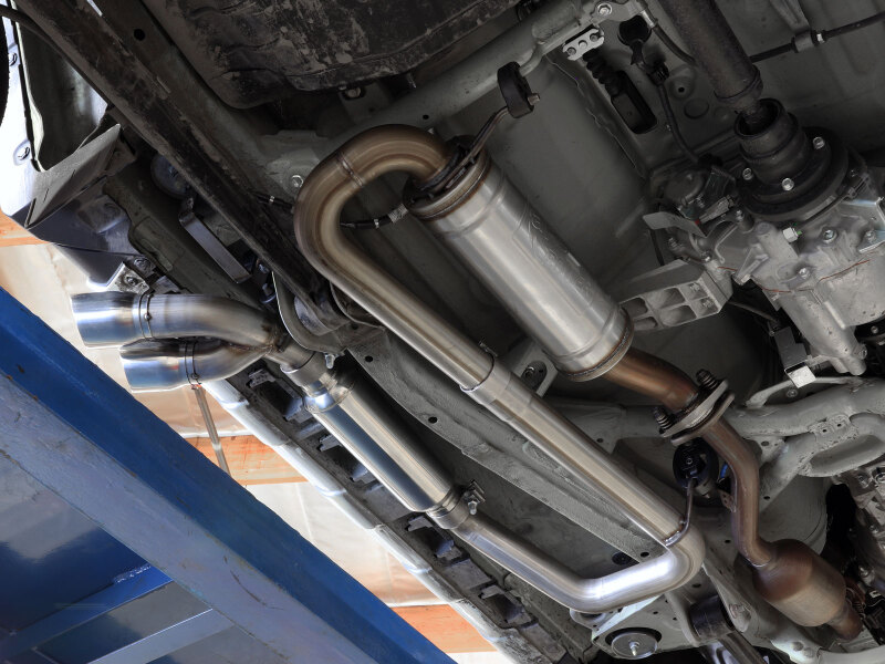 aFe 18-21 Suzuki Jimny Takeda 2-1/4in. 304 SS Cat-Back Exhaust w/ Polished Tip - Image 5