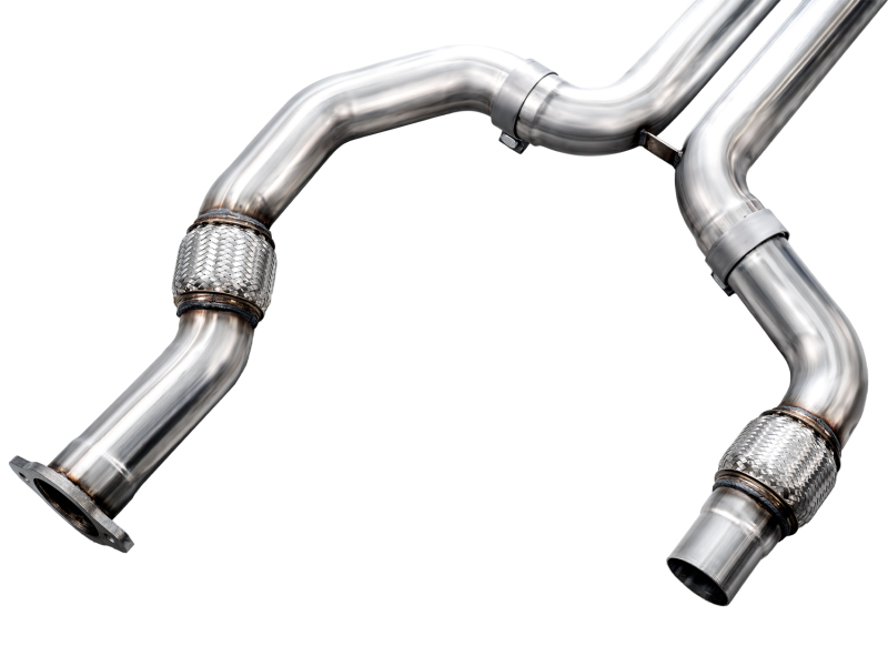 AWE Tuning 2021+ Cadillac CT4-V Blackwing SwitchPath Exhaust - Chrome Silver Tips - Image 9