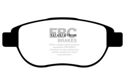 Alternative view of EBC Brakes Yellowstuff Performance Brake Pads