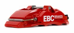 Alternative view of EBC Racing 14-19 BMW M3 F80/F82/F87 3.0T Red Apollo-6 Front Right Caliper