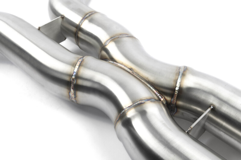 Dinan 24-26 BMW X5 M LCI/X6 M LCI (F95/F96) High Flow X-Pipe Exhaust - 3.25in - Stainless Steel - Image 7