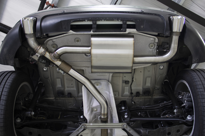 Dinan 17-24 Mini Cooper Clubman/Countryman S (F54/F60) Valved Axleback Exhaust - Polished Tips - Image 2