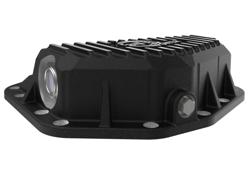 aFe POWER Pro Series Front Diff Cover Black w/ Machined Fins Ford F-250/350 23-26 (Dana M235) - Image 7