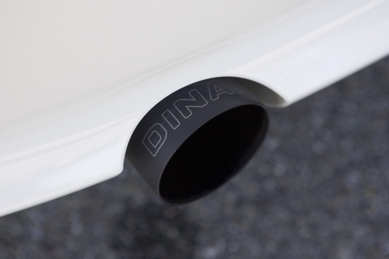Dinan 07-11 BMW 335i/335xi (E90) Free Flow Axleback Exhaust System - Black Tips - Image 4