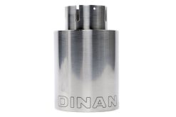 Dinan Double-Walled 4in Clamp-On Exhaust Tip - Polished - 4in Outlet / 2.5in Inlet - Image 4
