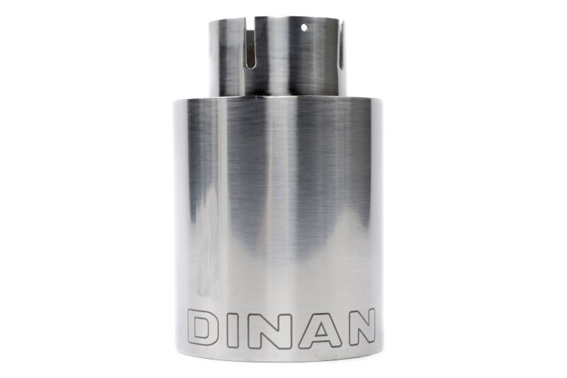 Dinan Double-Walled 4in Clamp-On Exhaust Tip - Polished - 4in Outlet / 2.5in Inlet - Image 4