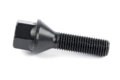 Alternative view of Dinan Lug Bolts - Cone Seat - M12x1.5 - 28mm - Black (Set of 10)