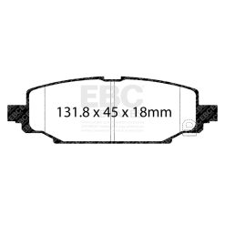 EBC 2018+ Jeep Wrangler (JL) 2.0T Orangestuff Rear Brake Pads