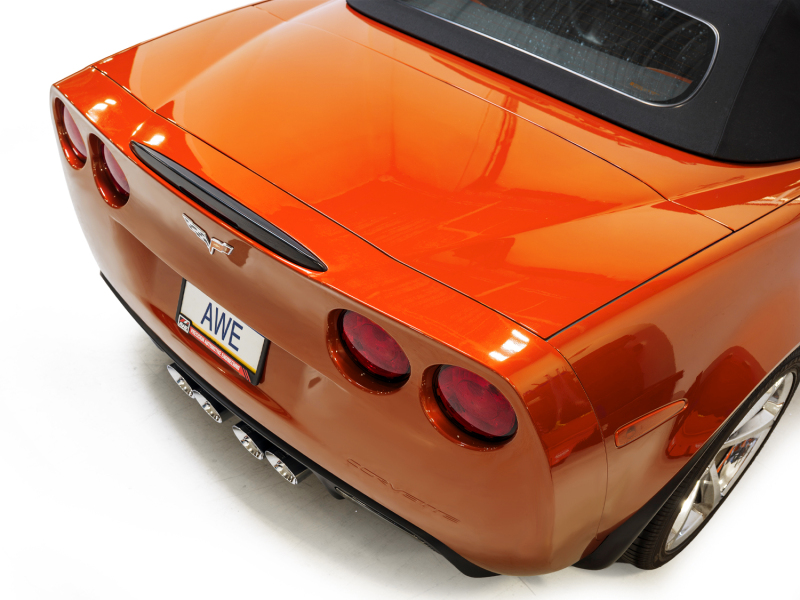 AWE Tuning 05-07 C6 Chevrolet Corvette 6.0L Touring Edition Axle-Back Exhaust w/ Chrome Silver Tips - Image 5
