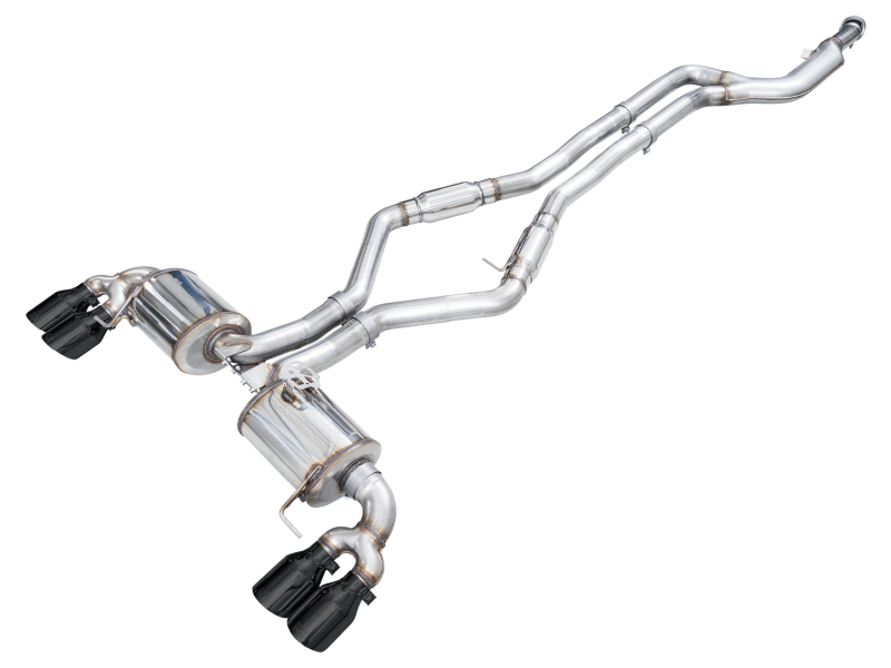 AWE Tuning 22-26 BMW M240i (G42) Touring Edition Exhaust - Diamond Black Tips