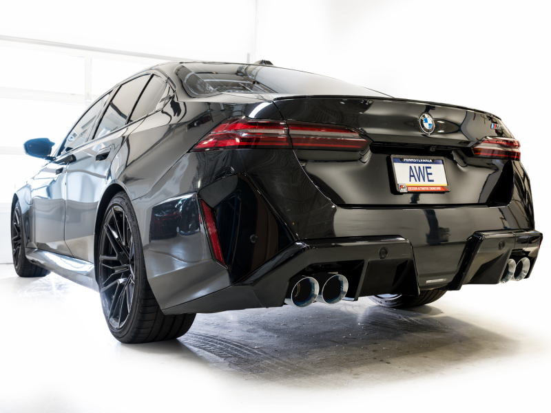 AWE Tuning BMW G90/G99 M5 Touring Edition Cat-Back Exhaust - Chrome Silver Tips - Image 13