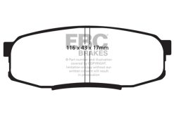 Alternative view of EBC Brakes Bluestuff Street and Track Day Brake Pads