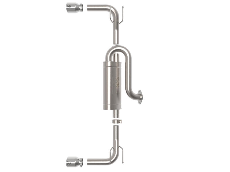 aFe 19-22 Mazda 3 L4 2.5L Takeda 3in to 2-1/2in 304 Stainless Steel Axle-Back Exhaust w/Polished Tip - Image 2