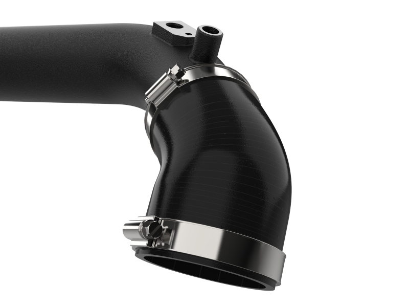 aFe 2024+ Jeep Wrangler JL L4-2.0L (t) BladeRunner 2-1/2in Aluminum Hot Charge Pipe - Black - Image 5
