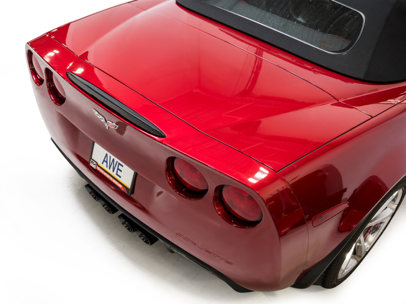 AWE Tuning 09-13 Chevrolet Corvette 6.2L Touring Edition Axle-Back Exhaust w/ Diamond Black Tips - Image 5