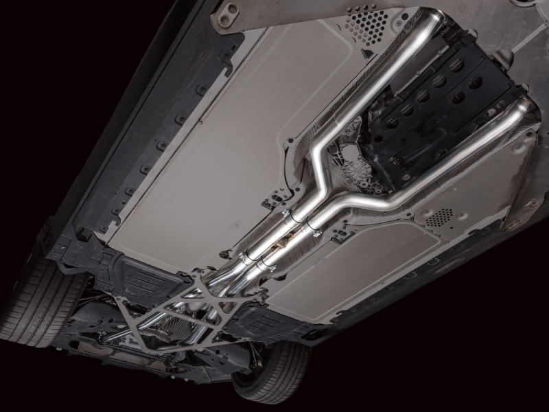 AWE Tuning BMW G90/G99 M5 Track Edition Cat-Back Exhaust - Diamond Black Tips - Image 2