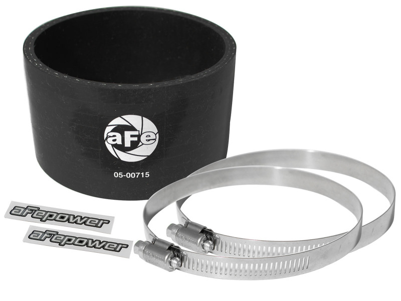 aFe Magnum FORCE Intake Coupling Kit (4 IN ID x 2-1/2 IN L) Straight Coupler - Black