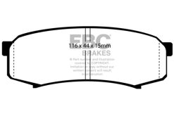EBC 2003+ Toyota 4Runner 4.0L Bluestuff Rear Brake Pads - Image 3