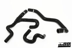 do88 SAAB 9-5 98-10 Heater Hoses for Cars w/Water Valve Black
