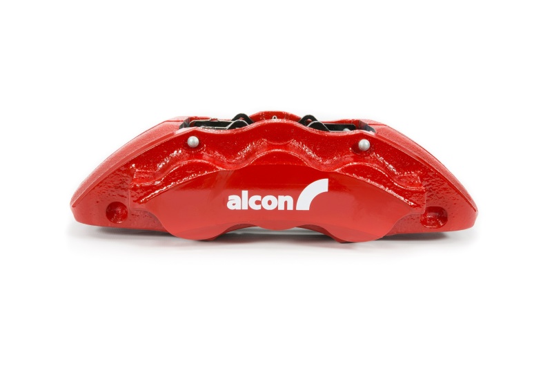 Alcon 2019+ Ford Ranger/2020+ Bronco 2.3L 350x34mm Rotors 6-Piston Calipers Front Brake Kit - Red - Image 6