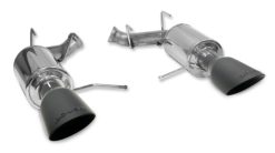 Alternative view of Roush 11-14 Mustang GT Black Tip Axle Back Exhaust