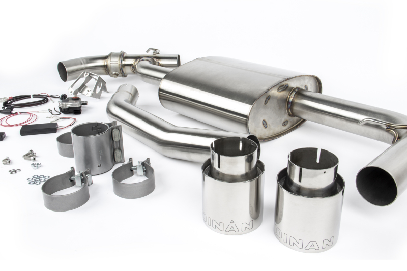Dinan 17-24 Mini Cooper Clubman/Countryman S (F54/F60) Valved Axleback Exhaust - Polished Tips - Image 4