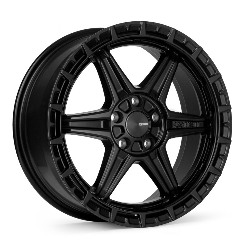Enkei Trail-Finder OVL 17x7.5 / 5x114.3 BP / ET45 / 72.6mm Bore - Matte Black Wheel - Image 2