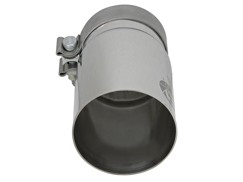 aFe MACH Force-Xp Universal Exhaust Tip 3-1/2 IN Inlet x 4 IN Outlet x 7 IN Polished Right Side Exit - Image 3