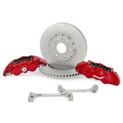 Alternative view of Alcon 19+ Silverado/Sierra 20+ Suburban/Tahoe/Yukon 355x33mm 6-Piston Caliper FRT Brake Kit - Red
