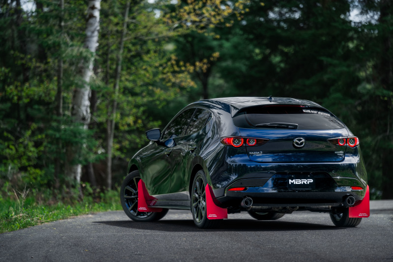 MBRP 19-23 Mazda 3 Hatchback T304SS 2.5in Axle-Back, Dual Rear Exit w/Carbon Fiber Tips - Image 5