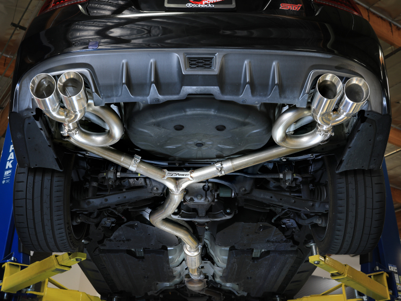 aFe Subaru WRX/STi 15-21 H4-2.0/2.5L Takeda 3in to 2-1/2in Stnlss Cat-Back Exhaust w/ Polished Tip - Image 7