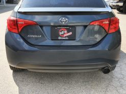 aFe 14-19 Toyota Corolla 1.8L Takeda 2.5in 304SS Axle-Back Exhaust w/ Black Tip - Image 4