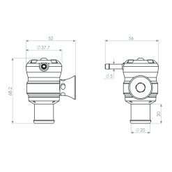 GFB Universal SXV Mini BOV