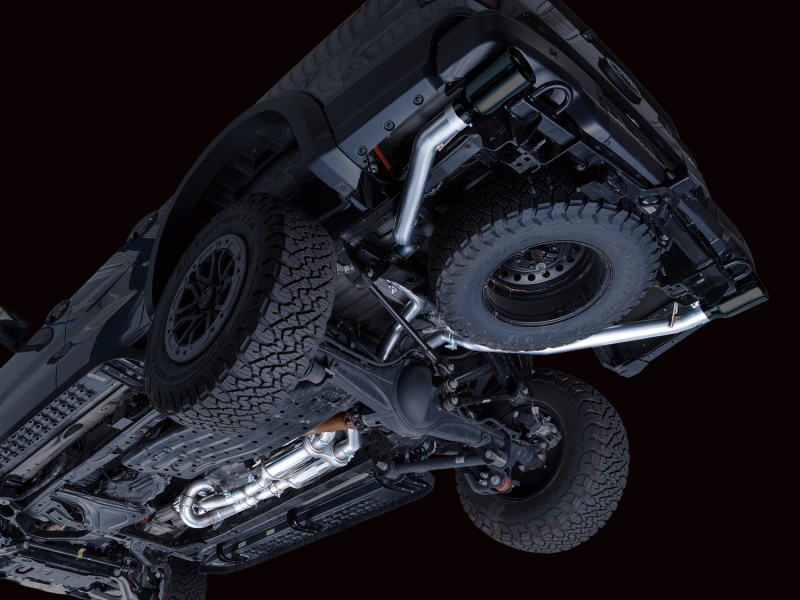 AWE 2024+ Ford Ranger Raptor 3.0L Switchpath Cat-Back Exhaust - Diamond Black Tips - Image 2