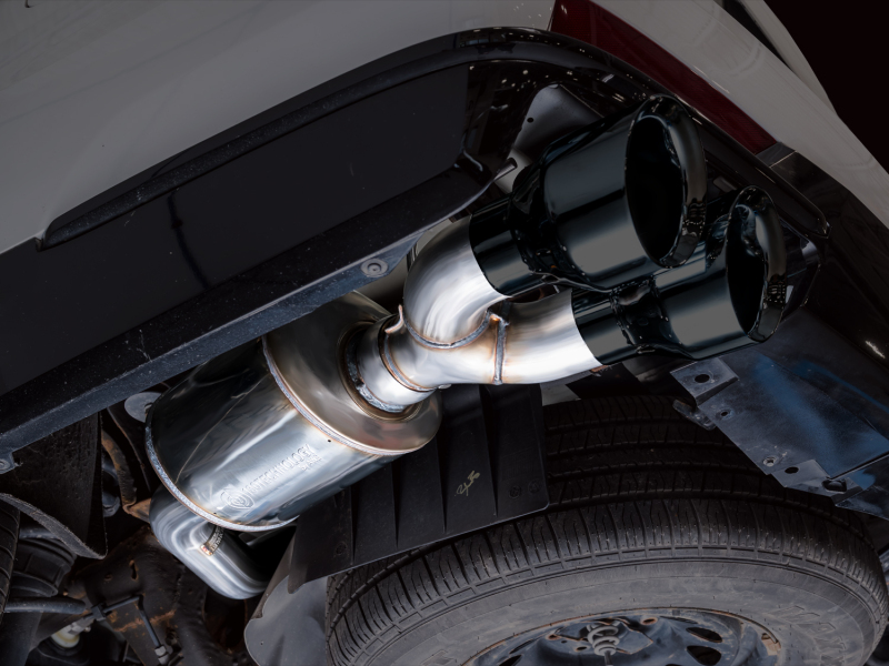 AWE Tuning 2021+ Cadillac Escalade 6.2L ESV 0FG Dual Exit Exhaust System w/ 5in Diamond Blk Tips - Image 7