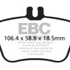 EBC 13+ Mercedes-Benz CLA250 2.0 Turbo Greenstuff Rear Brake Pads