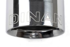 Dinan Double-Walled 4in Clamp-On Exhaust Tip - Polished - 4in Outlet / 3in Inlet - Image 3