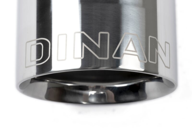 Dinan Double-Walled 4in Clamp-On Exhaust Tip - Polished - 4in Outlet / 3in Inlet - Image 3