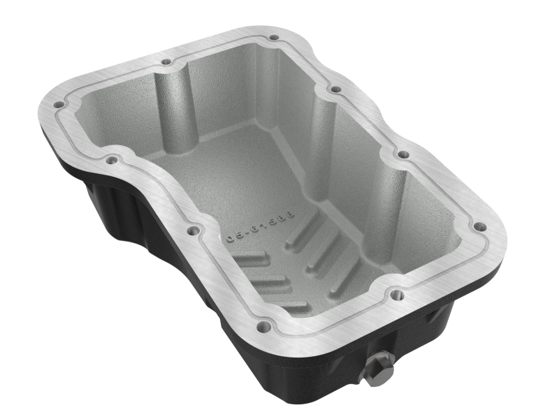 aFe POWER Transmission Pan Jeep Wrangler (JL) 18-25 L4-2.0L- Black - Image 3