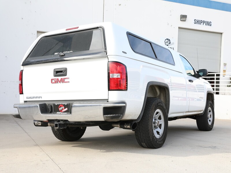 aFe Apollo GT Cat-Back Exhaust GM Trucks 09-18 V6-4.3L/V8-4.8/5.3L-Dual Rear-Side Exit Black Tips - Image 6