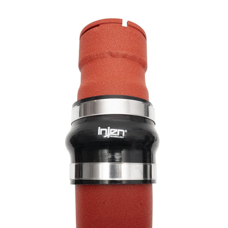 Injen 17-22 Ford F250/F/350/F-450/F-550 V8-6.7L Turbo Diesel Wrinkle Red Intercooler Piping Kit - Image 4