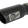 aFe MACH Force-Xp Universal Exhaust Tip 4 IN Inlet x 5 IN Outlet x 12 IN L- Black Tip