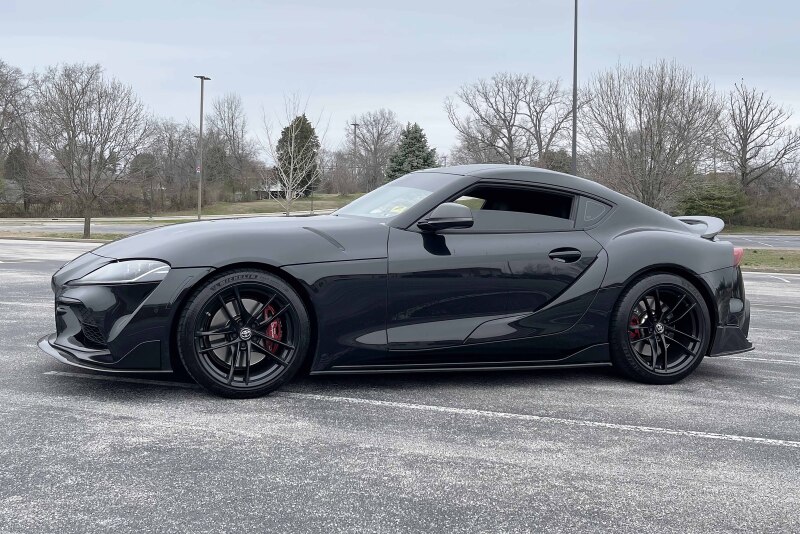 Dinan 20-26 Toyota GR Supra (A90/A91) Carbon Fiber Front Lip - Image 9