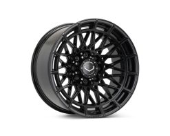 Vossen HFX-3 20x10 - 8x180 - ET18 - Super Deep Face - 124.3 - Satin Black Wheel