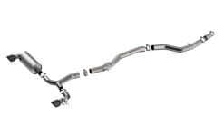 Alternative view of Borla 20-25 Toyota GR Supra ATAK Cat-Back Exhaust System w/ Black Chrome Tips