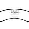 EBC 00-02 Ford Explorer Sport 4.0 2WD (Phenolic PisTons) Extra Duty Rear Brake Pads