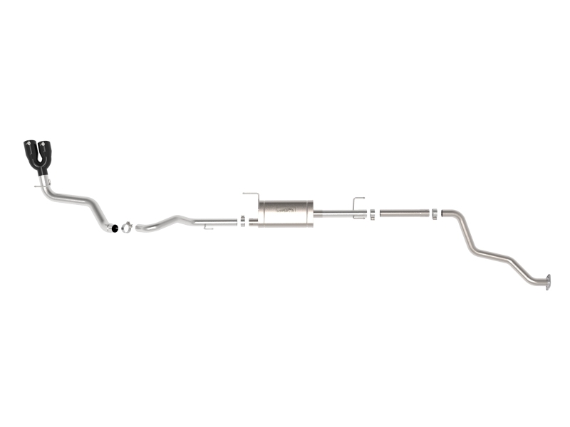 aFe 2024 Toyota Tacoma L4 2.4L Vulcan Series 2.5-3in 304 SS Steel Cat-Back Exhaust w/Black Tips - Image 2