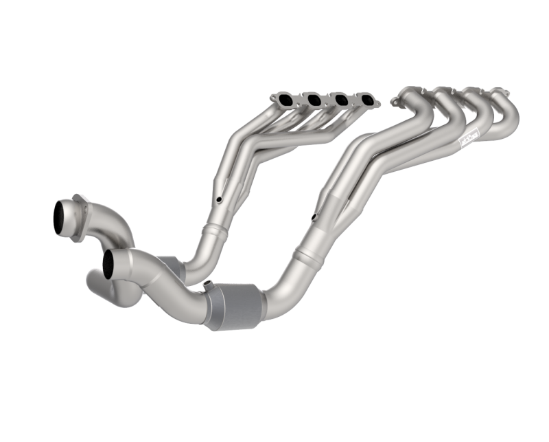 Kooks 20-22 Ford F250 7.3L V8 / Ford F350 7.3L V8 1-7/8in x 3in SS Headers w/ Green Catted Conn - Image 5