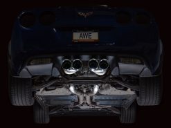 AWE Tuning C6 Chevrolet Corvette Z06/ZR1 Touring Edition Axle-Back Exhaust w/ Chrome Silver Tips - Image 11
